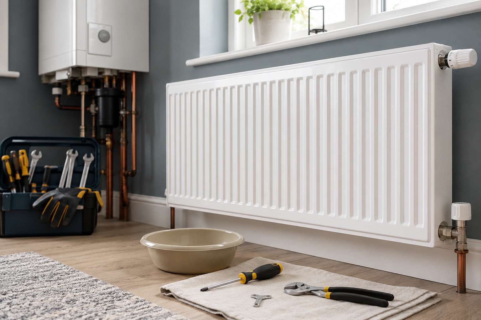 radiators not getting warm
