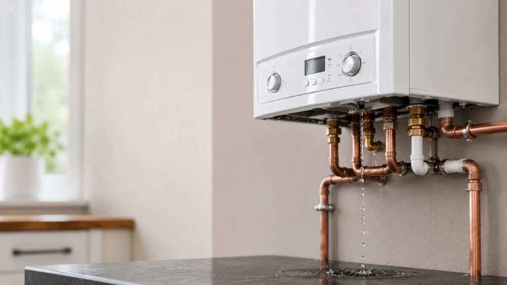 boiler leaking water